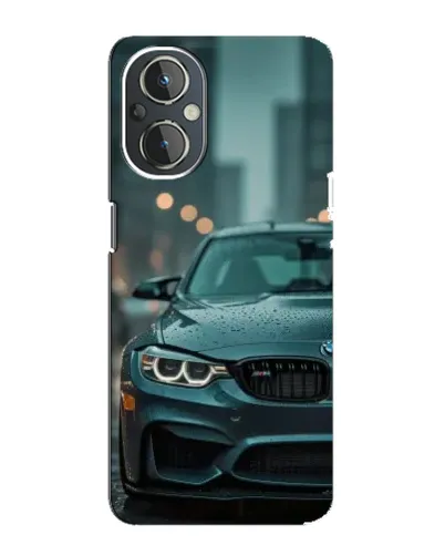 Чехол для OnePlus Nord N20 с картинкой «BMW в огнях города»