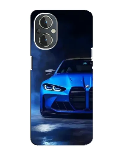 Чехол для OnePlus Nord N20 с картинкой «Голубая BMW M4»