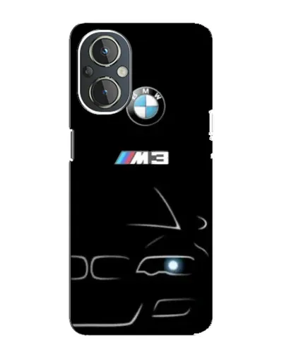 Чехол для OnePlus Nord N20 с картинкой «Минималистичный принт BMW M3»