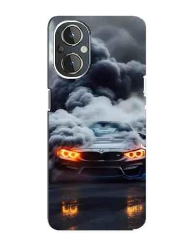 Чехол для OnePlus Nord N20 с картинкой «BMW в дыму»