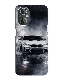 Чехол для OnePlus Nord N20 с картинкой «BMW сквозь туман»