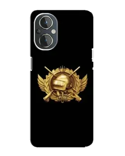 Чехол для OnePlus Nord N20 с картинкой «PUBG — оранжевый градиент»