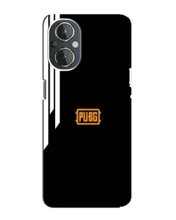 Чехол для OnePlus Nord N20 с картинкой «PUBG — вертикальные линии»