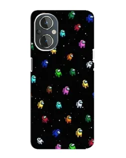 Чехол для OnePlus Nord N20 с картинкой «Экипаж Among Us»