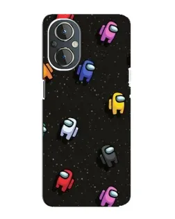 Чехол для OnePlus Nord N20 с картинкой «Космический паттерн Among Us»