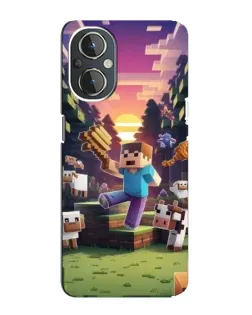 Чехол для OnePlus Nord N20 с картинкой «Стив на ферме» Чехол для OnePlus Nord N20 с картинкой «Стив на ферме»