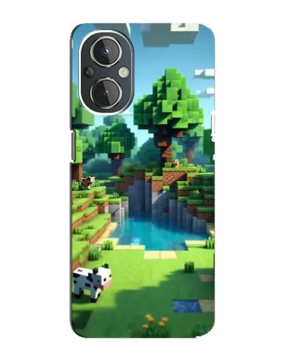Чехол для OnePlus Nord N20 с картинкой «Minecraft летний день»