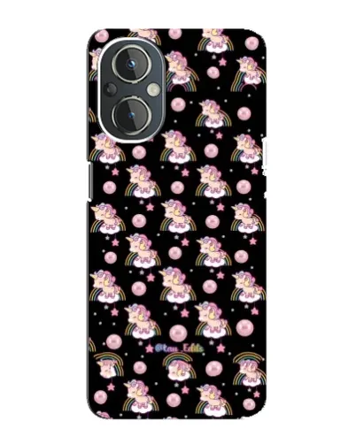 Чехол для OnePlus Nord N20 с картинкой «Magic Unicorn паттерн»