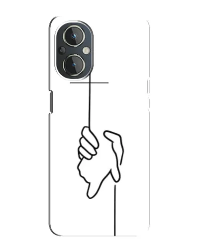 Чехол для OnePlus Nord N20 с картинкой «Рука держит»