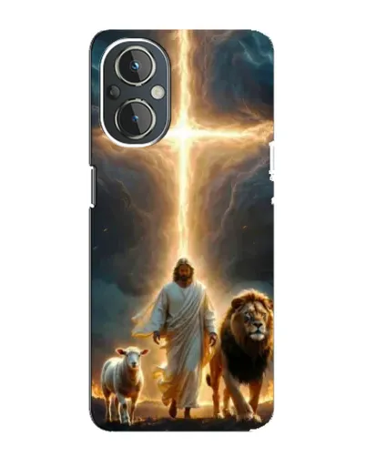 Чехол для OnePlus Nord N20 с картинкой «Лев Иуды и Свет»