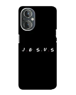 Чехол для OnePlus Nord N20 с картинкой «Точки веры J.E.S.U.S.»