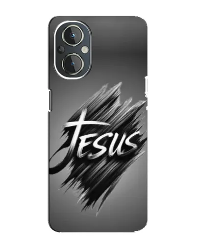 Чехол для OnePlus Nord N20 с картинкой «Надпись Jesus Graffiti»