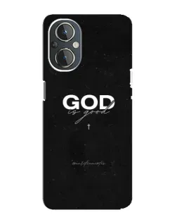 Чехол для OnePlus Nord N20 с картинкой «GOD — Бог над всем»