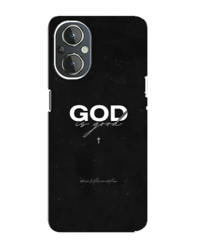 Чехол для OnePlus Nord N20 с картинкой «GOD — Бог над всем»