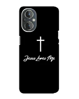 Чехол для OnePlus Nord N20 с картинкой «Иисус любит тебя»