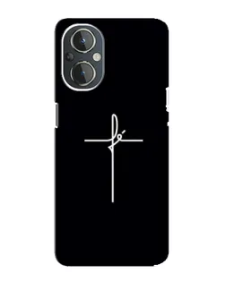 Чохол для OnePlus Nord N20 з картинкою «Тонкий хрест»