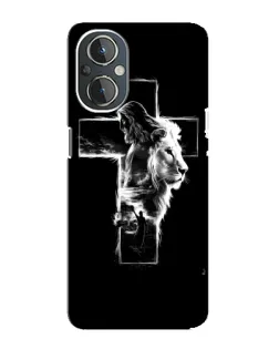 Чохол для OnePlus Nord N20 з картинкою «Сяючий хрест Jesus»