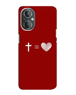 Чохол для OnePlus Nord N20 з картинкою «Рівняння любові»
