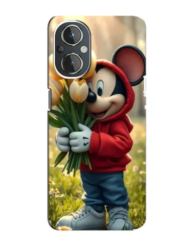 Чехол для OnePlus Nord N20 с картинкой «Микки с тюльпанами» Чехол для OnePlus Nord N20 с картинкой «Микки с тюльпанами»