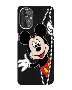 Чехол для OnePlus Nord N20 с картинкой «Микки раздвигает стены»
