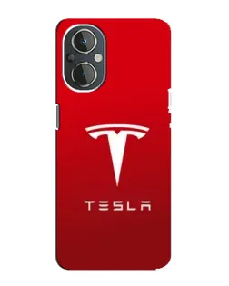 Чехол для OnePlus Nord N20 с картинкой «Tesla Red Classic»