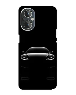 Чехол для OnePlus Nord N20 с картинкой «Силуэт Tesla Night»