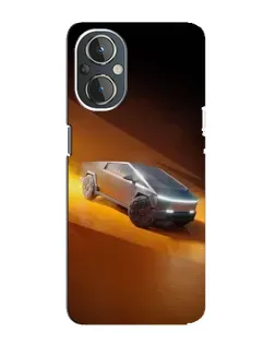 Чохол для OnePlus Nord N20 з картинкою «Cybertruck у пустелі»