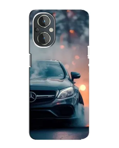 Чехол для OnePlus Nord N20 с картинкой «Mercedes — ночной город»