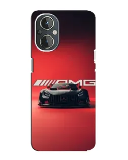 Чехол для OnePlus Nord N20 с картинкой «Mercedes AMG — красная линия»