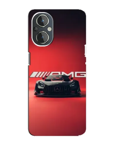 Чехол для OnePlus Nord N20 с картинкой «Mercedes AMG — красная линия»