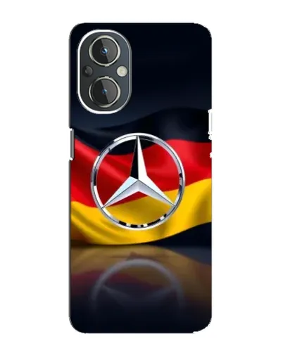 Чехол для OnePlus Nord N20 с картинкой «Mercedes — флаг Германии»