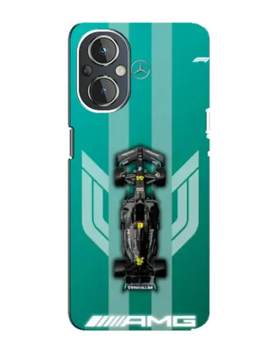 Чехол для OnePlus Nord N20 с картинкой «Mercedes AMG Petronas»