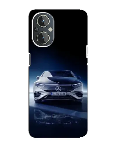 Чехол для OnePlus Nord N20 с картинкой «Ночной Mercedes EQ»