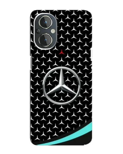 Чехол для OnePlus Nord N20 с картинкой «Mercedes — бирюзовый акцент»
