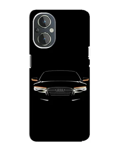 Чехол для OnePlus Nord N20 с картинкой «Audi — ночной контур»