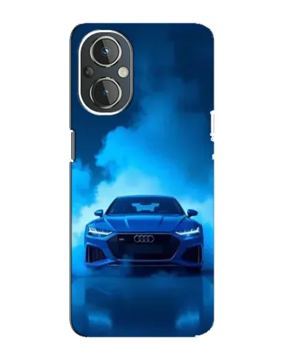 Чехол для OnePlus Nord N20 с картинкой «Audi — голубая энергия»