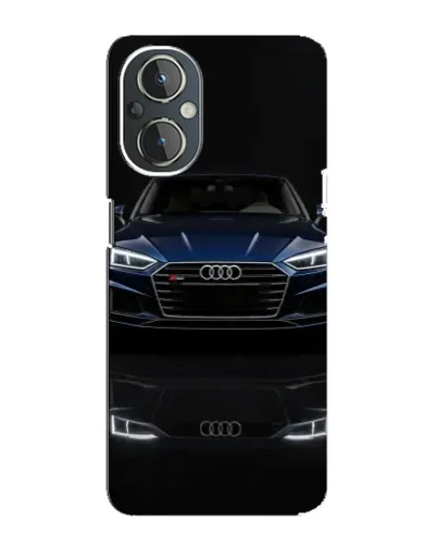 Чехол для OnePlus Nord N20 с картинкой «Audi — ночное отражение»