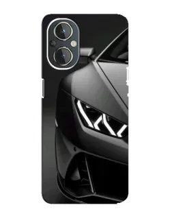 Чохол для OnePlus Nord N20 з картинкою «Lamborghini фари деталізація»