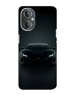 Чохол для OnePlus Nord N20 з картинкою «Чорний Lamborghini Aventador»
