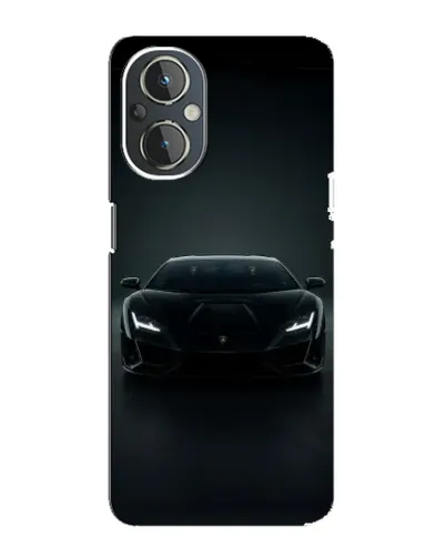 Чохол для OnePlus Nord N20 з картинкою «Чорний Lamborghini Aventador»