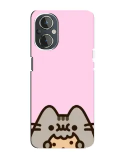 Чехол для OnePlus Nord N20 с картинкой «Pusheen и печенье» Чехол для OnePlus Nord N20 с картинкой «Pusheen и печенье»