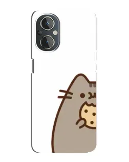 Чехол для OnePlus Nord N20 с картинкой «Пушин с печеньем»