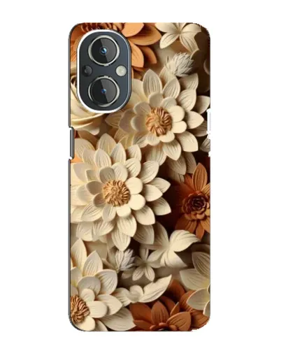 Чехол для OnePlus Nord N20 с картинкой «Бежевый флористический декор» Чехол для OnePlus Nord N20 с картинкой «Бежевый флористический декор»