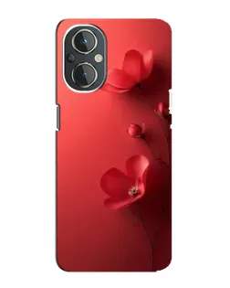 Чехол для OnePlus Nord N20 с картинкой «Маковые соцветия»