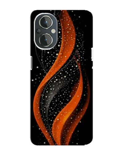 Чехол для OnePlus Nord N20 с картинкой «Огненная звездная волна»