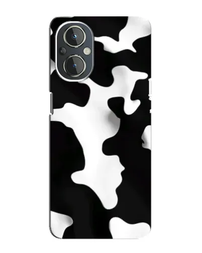 Чехол для OnePlus Nord N20 с картинкой «Черно-белое пятно»