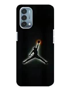 Чехол для OnePlus Nord N200 5G (DE211) с картинкой «Jordan Gradient Logo»