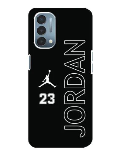 Чехол для OnePlus Nord N200 5G (DE211) с картинкой «Jordan Vertical»