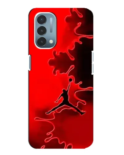 Чехол для OnePlus Nord N200 5G (DE211) с картинкой «Jordan Red Smoke»