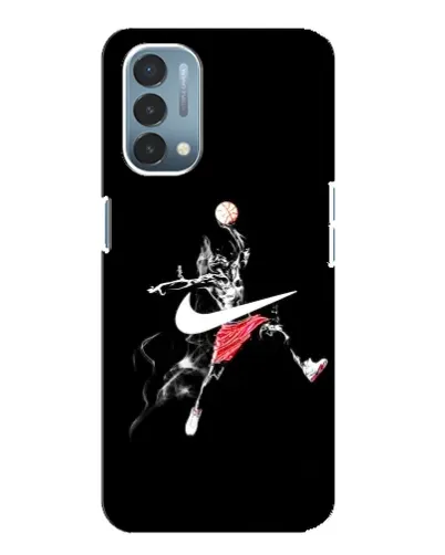 Чехол для OnePlus Nord N200 5G (DE211) с картинкой «Jordan Jumpman»